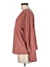 Express Burgundy Long Sleeve Blouse Size M - photo 5