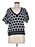 Unbranded Polka Dots Blue Pullover Sweater Size M (estimated) - photo 1