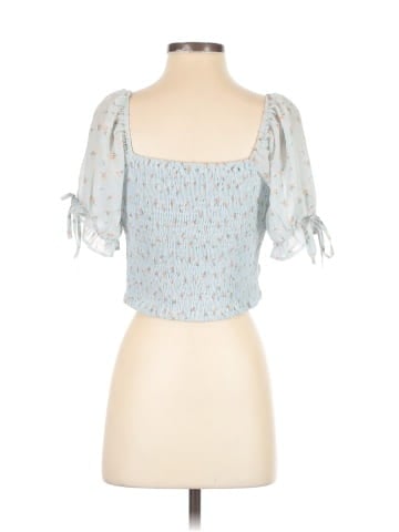 She + Sky Short Sleeve Blouse (view 2)