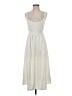WeWoreWhat 100% Polyester Solid Ivory Casual Dress Size S - photo 1
