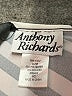 Anthony Richards Stripes Silver Casual Dress Size M - photo 4