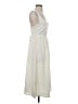WeWoreWhat 100% Polyester Solid Ivory Casual Dress Size S - photo 4