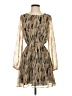 Sugar Lips 100% Polyester Camo Brown Cocktail Dress Size XS - photo 1