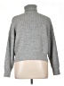 French Connection Solid Gray Turtleneck Sweater Size XL - photo 2