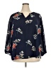 Fun2Fun 100% Polyester Blue 3/4 Sleeve T-Shirt Size 3X - photo 2