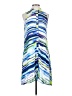 Cupio 100% Viscose Print Blue Casual Dress Size S - photo 1