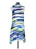 Cupio 100% Viscose Print Blue Casual Dress Size S - photo 2