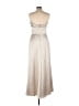 Amsale 100% Polyester Ivory Cocktail Dress Size 12 - photo 2