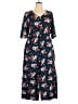 Wrapper Blue Jumpsuit Size 1X - photo 1