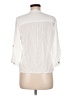 Assorted Brands 100% Rayon White 3/4 Sleeve Button-Down Shirt Size M - photo 2