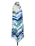 Cupio 100% Viscose Print Blue Casual Dress Size S - photo 4