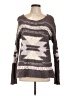 Mudd 100% Cotton Print Brown Pullover Sweater Size L - photo 1