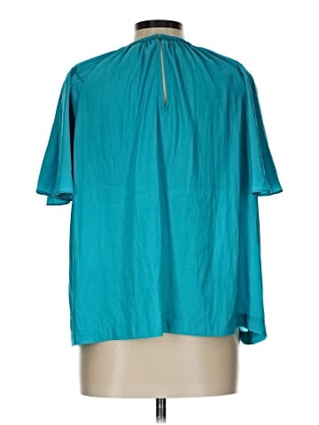 Rose + Olive Short Sleeve Blouse (view 2)