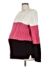 Ann Taylor LOFT Color Block Pink Pullover Sweater Size Med Maternity - photo 1
