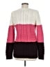 Ann Taylor LOFT Color Block Pink Pullover Sweater Size Med Maternity - photo 2