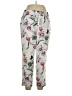 Ann Taylor 100% Polyester Floral Gray Casual Pants Size 14 - photo 1