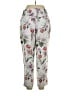 Ann Taylor 100% Polyester Floral Gray Casual Pants Size 14 - photo 2