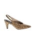 Assorted Brands 100% Leather Animal Print Gold Heels Size 9 - photo 1