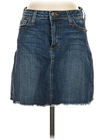Just Black Denim Skirt (view 1)