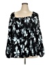 Torrid Black 3/4 Sleeve Blouse Size 5X Plus (6) - photo 1