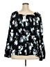Torrid Black 3/4 Sleeve Blouse Size 5X Plus (6) - photo 2