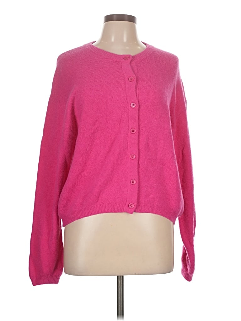 Pre-owned Jcrew Cardigan Sweater In Pink