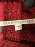 Veronica Beard 100% Lambswool Tweed Burgundy Wool Pullover Sweater Size S - photo 7
