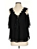 Love Sam 100% Viscose Black Sleeveless Blouse Size S - photo 1