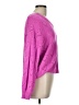 EXLURA 100% Acrylic Hearts Pink Pullover Sweater Size L - photo 4