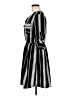 Mossimo 100% Polyester Stripes Black Casual Dress Size M - photo 5