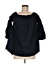 Do & Be 100% Cotton Black 3/4 Sleeve Blouse Size M - photo 1