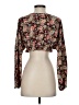 Shein Brown 3/4 Sleeve Blouse Size 2 - photo 2