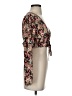 Shein Brown 3/4 Sleeve Blouse Size 2 - photo 4