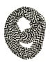 Unbranded Chevron-herringbone Gray Scarf One size - photo 1