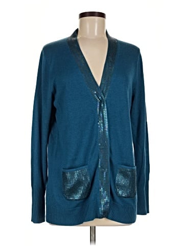 Joan Vass Silk Cardigan (view 1)