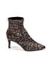 1901 Animal Print Brown Ankle Boots Size 7 1/2 - photo 1