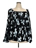 Torrid Black Long Sleeve Blouse Size 5X Plus (6) - photo 1