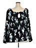 Torrid Black Long Sleeve Blouse Size 5X Plus (6) - photo 2