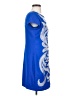 Quinn Graphic Blue Cocktail Dress Size S - photo 4