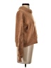 Something Navy Solid Brown Turtleneck Sweater Size XS - photo 4