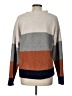 Tumbleweed 100% Polyester Color Block Gray Turtleneck Sweater Size L - photo 2