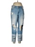 Only Graphic Blue Jeans Size 32 waist (estimated) - photo 1