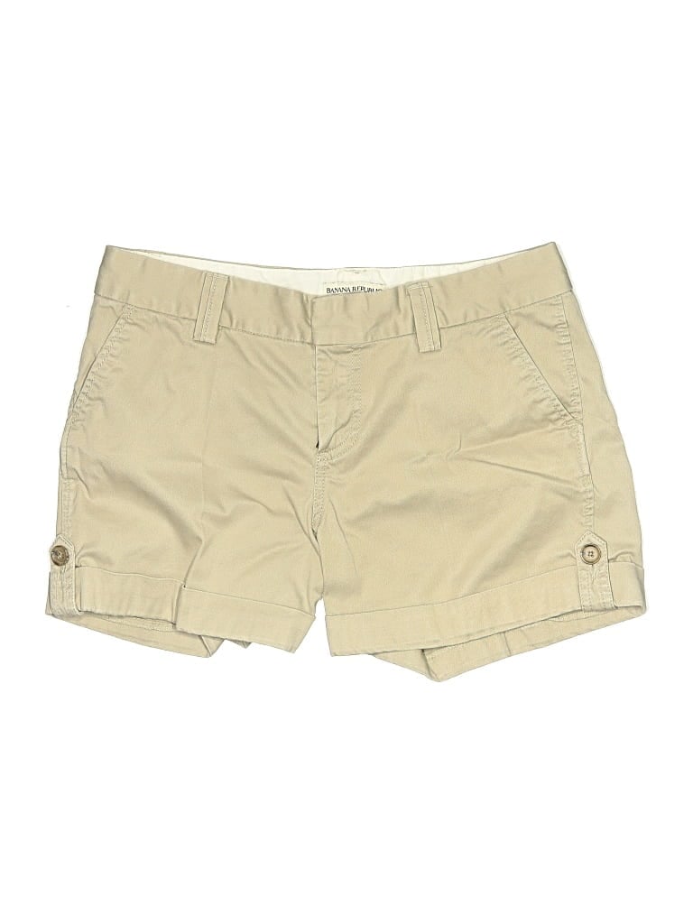 Pre-owned Banana Republic Factory Store Khaki Shorts In Tan