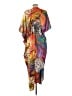 Assorted Brands 100% Polyester Brown Green Swimsuit Cover Up One size - photo 2