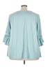 Massini Teal 3/4 Sleeve Top Size 3X - photo 2