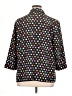 Blair 100% Polyester Polka Dots Black 3/4 Sleeve Blouse Size XL - photo 2