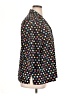 Blair 100% Polyester Polka Dots Black 3/4 Sleeve Blouse Size XL - photo 4
