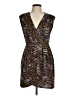 City Triangles Print Brown Cocktail Dress Size M - photo 1