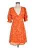 Sienna Sky 100% Polyester Orange Casual Dress Size M - photo 1