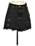 Levi's 100% Cotton Stars Black Denim Skirt Size 26 waist - photo 1